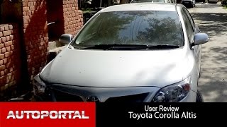 Toyota Corolla Altis User Review -'good mileage' - Autoportal