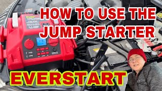 How To Use EveStart Power Station To Jump Start Your Vehicle #JennaVlogs#JennaHoChannel