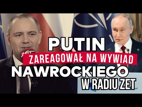PUTIN HARSH ABOUT KAROL NAWROCKI'S WORDS IN THE RADIO ZET GUEST PROGRAM | Radio ZET