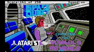 Space Quest II : Vohaul's Revenge - Atari ST (1986) longplay