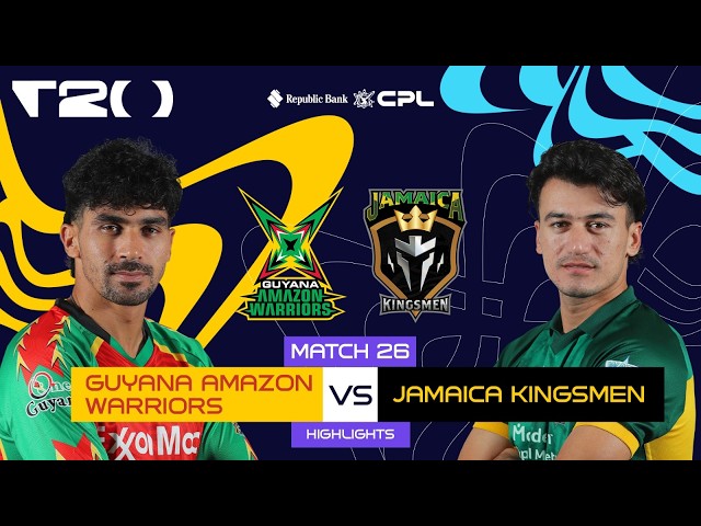 Highlights | Guyana Amazon Warriors vs Jamaica Kingsmen | CPL 2026