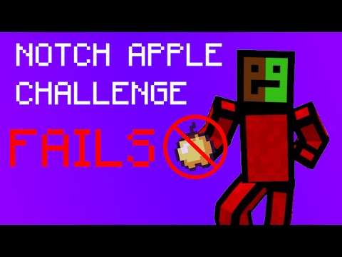 Minecraft: Notch Apple Challenge FAILS