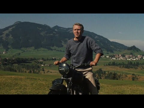 124 /150 - Scene indimenticabili 2 - LA GRANDE FUGA (1963) di John Sturges- STEVE MCQUEEN 