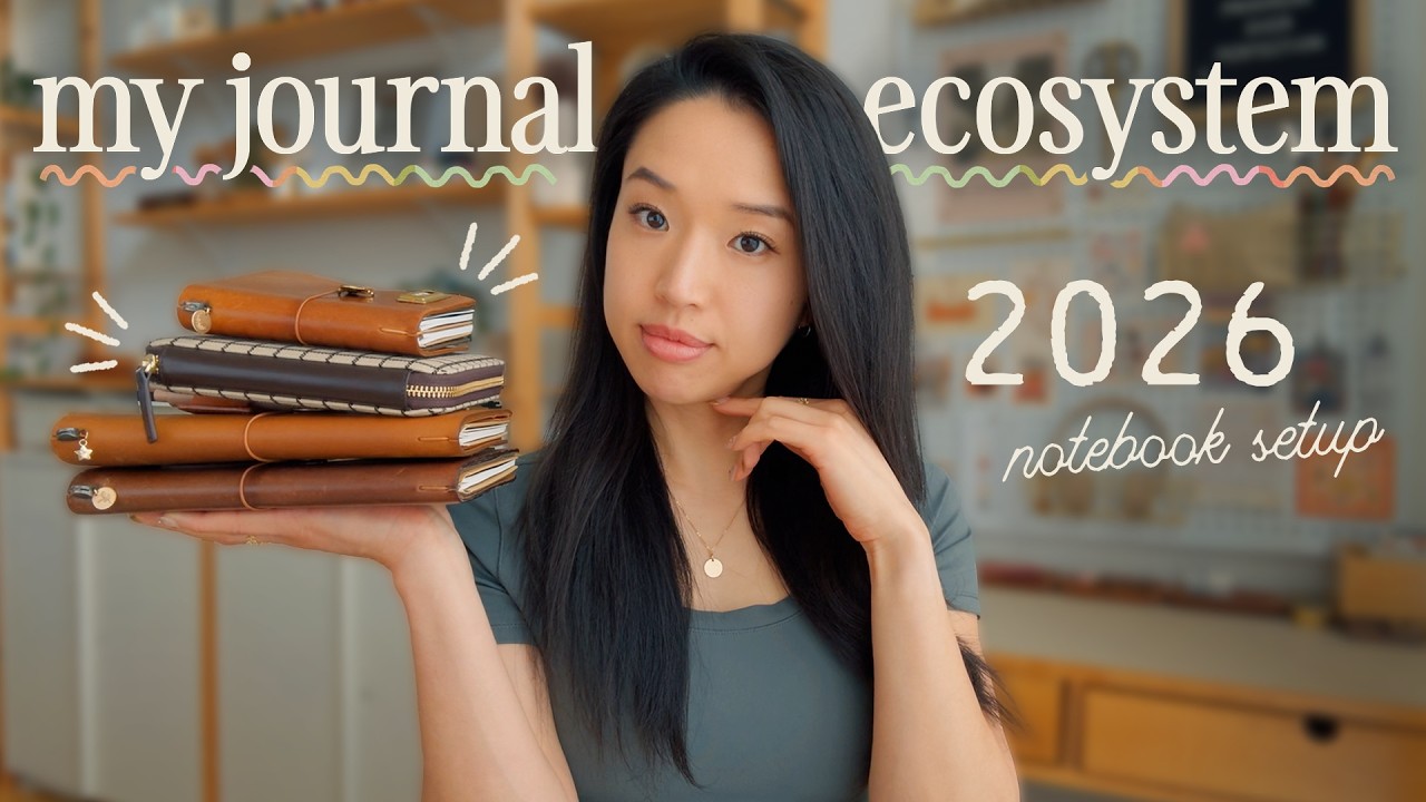 How I Organize My Life in 4 Notebooks (aesthetic & realistic)