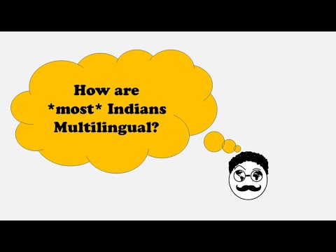 How are *most* Indians Multilingual