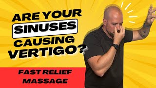 Instant Relief: Sinus Massage for Vertigo and Dizziness | Dr. Matthew Posa Chiropractor in Milton