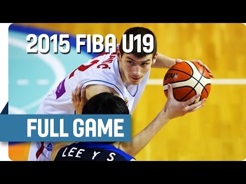 Serbia v Korea - Group D - Full Game - 2015 FIBA U19 World Championship