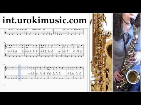 Tutorial de Saxofon (alto) Imagine Dragons - Bad Liar Clases Notas um-i703