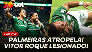 PALMEIRAS X JACUIPENSE! VITOR ROQUE MACHUCADO! FIM DE PAPO COM  LAVIERI E ALICIA! TEXTOR AFASTADO!