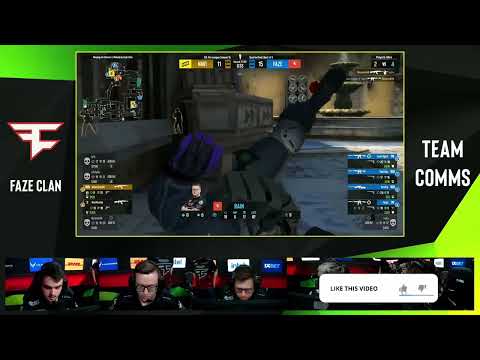 FAZE VOICE COMMS ON FINAL ROUND | NaVi vs  FaZe | CSGO EPL Season 15