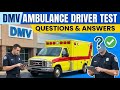 AMBULANCE DRIVER DMV TEST 2026 LEAKED 😱 Verified Questions & Answers From REAL Exams