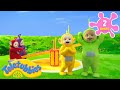 Teletubbies Learning Up And Down Motion Taking Turns On The See Saw Grow With The Teletubbies