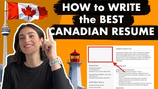 How to write a Resume for Canada | Create your perfect Canadian Resume | Resume Tips