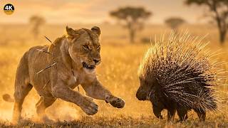 Download lagu Landak vs Singa Betina: Ketika Predator Memilih Mangsa yang Salah mp3