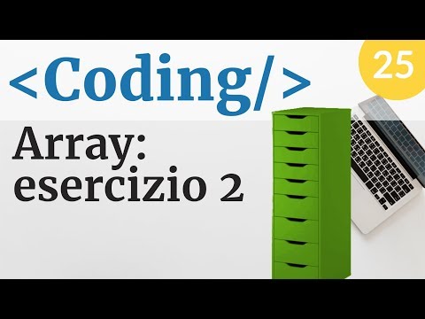 Coding: esercizio di copia di array - #25