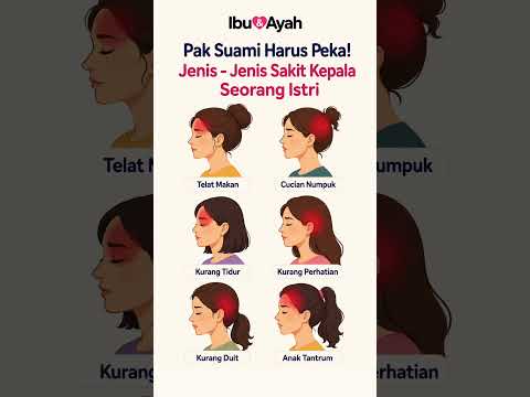 Pak Suami Harus Peka, Ini Jenis-Jenis Sakit Kepala Istri #ibudanayah