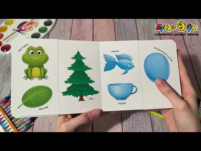 Книга Какой это цвет раздвижная  - видео