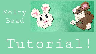 How To Make A Bunny MELTY BEAD | Perler Bead TUTORIAL