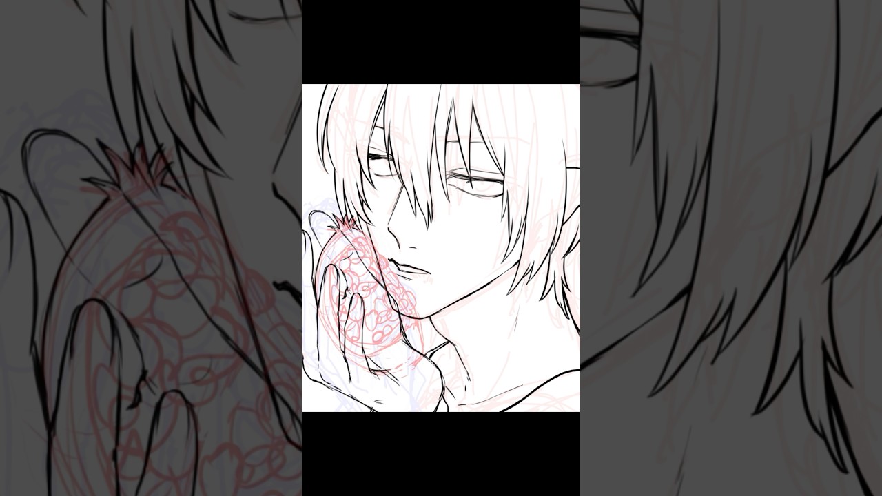 【毒まで】 #創作男子 #イラスト #イラストメイキング #illustration #timelapse #タイムラプス #speedpaint #clipstudiopaint #ザクロ