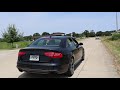 B8.5 Audi S4 Catless Awe track exhaust  two step launch