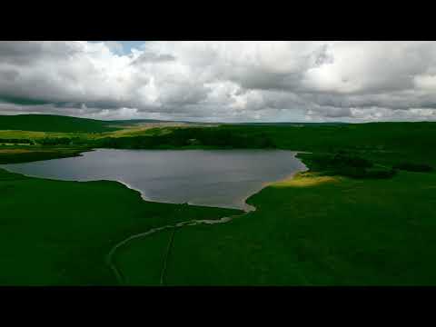 4K Scenic  drone stock footage in Yorkshire Moors National Park