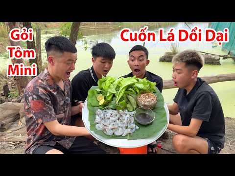 Huu Bo | Mini Shrimp Salad Wrapped in Wild Doi Leaves