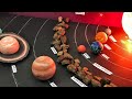How to make a 3D solar system model for school projects and exhibitions | With working sun model