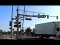 UP 4180 With Rare Leaser And SD9043MAC Rose Ave Railroad Crossing Oxnard CA