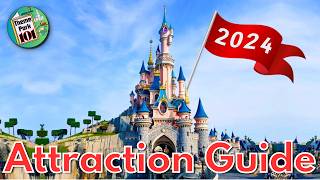 Disneyland Paris Park ATTRACTION GUIDE - 2024 - All Rides & Shows - Paris, FRANCE