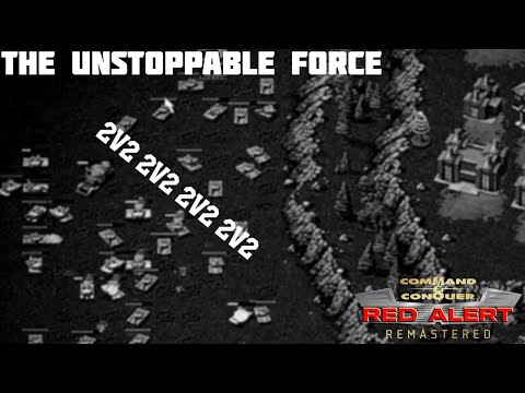 Command and Conquer Remastered Collection Red Alert ALL That Glitters   2v2 2v2 2v2  Mass turrets