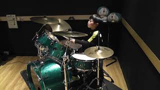 Bon Jovi - Knockout - Drum Cover 叩いてみた By TORA (8 years old)