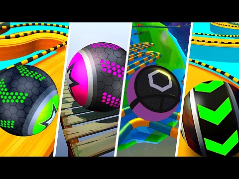 Going Balls vs Rollance vs Action Balls vs Sky Ball Jump