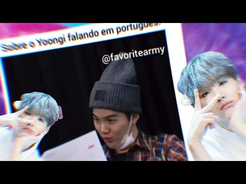 YOONGI FALANDO PORTUGUÊS 😍| BTS MEMES BR #32