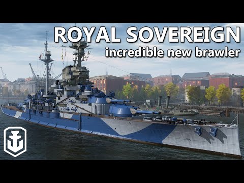 New Tier 7 BB Royal Sovereign! (World of Warships)