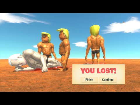 Trump and Trump Jrs against all units - Animal Revolt Battle Simulator - 18+
