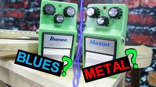 Video thumbnail for Ibanez TS9 vs Maxon OD9 BATTLE OF THE GREEN OVERDRIVES by Music Bliss Malaysia
