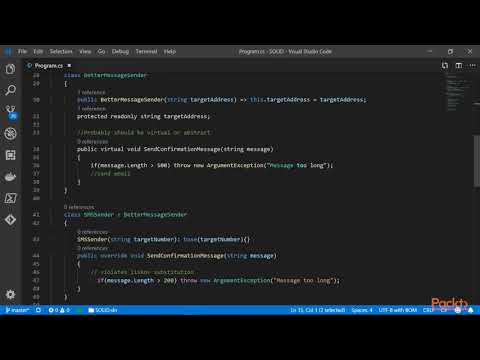 50 Things You've Been Doing Wrong in C# & .NET Core :  Violating SOLID Principles | packtpub.com