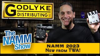 Video thumbnail for Kevin from Godlyke and TWA introduces NEW pedals for the 2023 NAMM Show by Godlyke Inc.