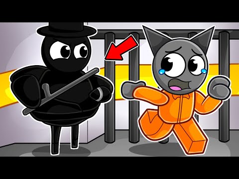 Escape BLACK'S PRISON RUN In Roblox!