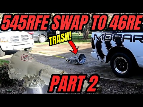 Ram 1500 545RFE To 46RE Transmission Swap From Cope Racing Part 2