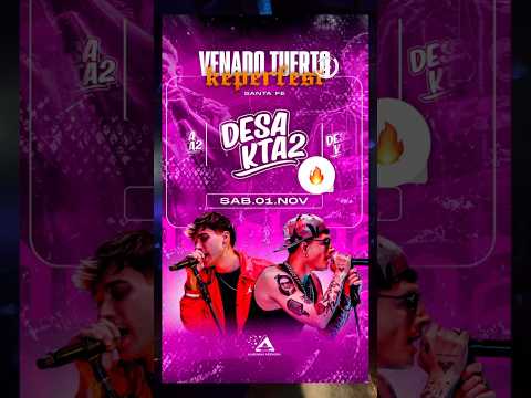 Desakta2 🤟🏻 Venado Tuerto Santa Fe   🦌 🫣 - Sab-01-Nov 🪗 💯