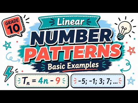 Basic Questions Linear Number Patterns