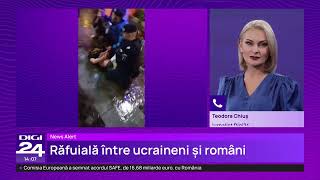 Bătaie în Centrul Vechi din Capitală între ucraineni și o bandă de motocicliști români