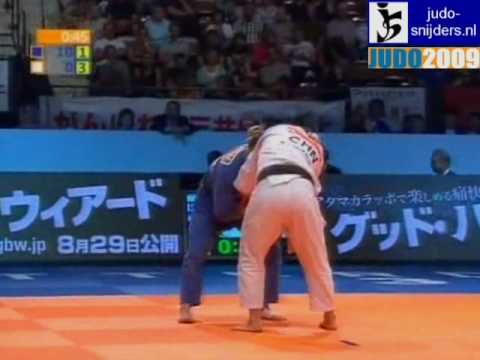 Judo 2009 Rotterdam: Alice Schlesinger (ISR) - Lan Li (CHN) [-63kg].