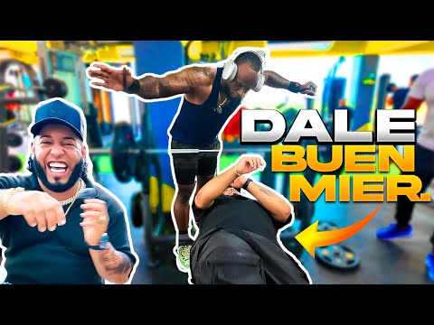 Everything was going well at the gym... until I got too funny with Orlando El Moreno Feo 🤬💥