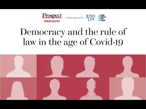 Rule of Law I: Democracy and the rule of law in the age of Covid-19