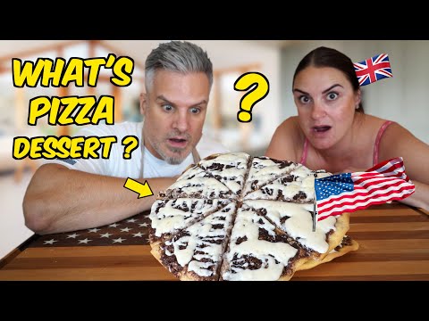 Brits Discover American Dessert Pizza [You Can't Be Serious] ?!?!