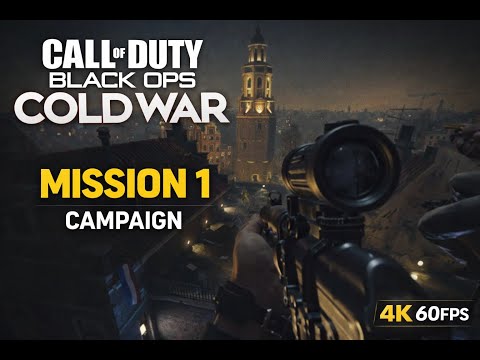 Call of Duty Black Ops Cold War Gameplay Walkthrough Part 1 – No Cinematics | 4K 60FPS | 4060 RTX