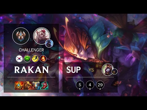 Rakan Support vs Lulu - KR Challenger Patch 11.12