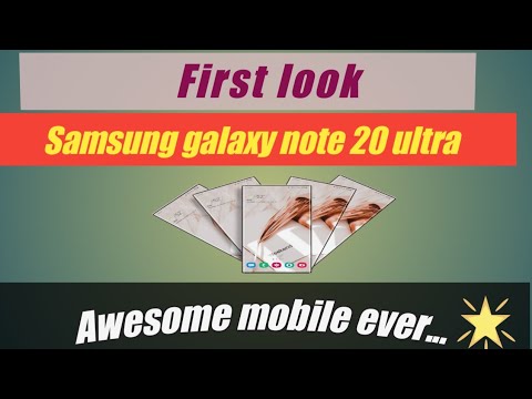 Samsung Galaxy  note 20,First impression,ultra amazing features,👌👌👌